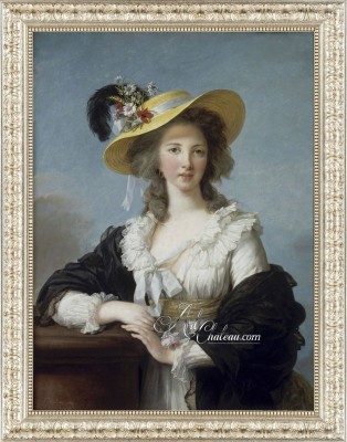 Rococo Painting, after Louise Elisabeth Vigee Le Brun